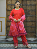 Libas Women'S Silk Blend Kurta Sets (48744O_Red