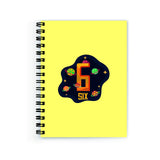 Plan To Gift Notebook For Students Lucky Number 6 Notebook Wire Bound Spiral Printed Pages:160 (Size A5)