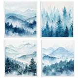 LARTSFRO Winter Tree Christmas Swedish Dishcloths for Kitchen, Swedish Dish Cloths for Pine Tree, Papaya Reusable Paper Towels, 