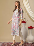 Gosriki Women'S Rayon Blend Chikankari Embroidered Straight Kurta (Kisrup-Multi-Nw-Gs_Xxl_Grey_Xx-Large),Grey,2,B0D3BZ8CGT