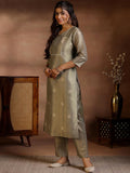 Libas Women'S Pure Silk Kurta Set (487280R Brown M
