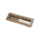 JR Products 02-28935 Undampered Floor Register - 2 x 10, Brown
