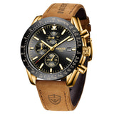 Nibosi Men'S Watch Analog Silicone Quartz Wrist Watch For Men Business Waterproof Sport Stainless Steel Leather Watch With Calen