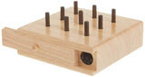 Baseline 453602 453602 9 Hole Wooden Pegboard to Improve Fine Motor Coordination, Finger Dexterity, Concentration and Increase