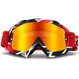 NENKI Dirt Bike ATV Goggles for Adults - Motocross OTG MTB MX Motorcycle Riding Racing Over Helmet Goggles With Anti-Fog UV400 P