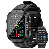 Vowtop Smart Watches for Men, 1.96 HD AMOLED, Rugged Military (Answer/Calls/Dial) Fitness Tracker, Extra-Long Battery Life, AI 
