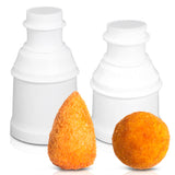 2Pcs 160 G / 5.65Oz Round And Pointed Arancini Maker Molds - Large Rice Mold Meat Balls Japanese Kitchen Gadgets Meatball Maker 