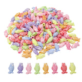 Honbay 100g (Approx.200pcs) Cute Acrylic Beads Mini Koi Fish Goldfish Beads Candy Colors Spacer Beads Loose Beads with Hole for 