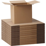 CRUGLA 40 Packs Shipping Boxes 6x6x6, Corrugated Cardboard Brown Mailing Box Bulk for Packing