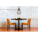 Living District Jago 1-Light Transitional Metal Pendant In Black