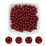 AEVORA 6mm Round Glass Beads for Jewelry Making, 900Pcs Glass Seed Beads for Bracelets, DIY Crafts (Burgundy)