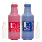 SEI Red and Blueberry Tie Dye Kit 2 Pack, Fabric Dye for Large Groups - 1 Quart Each (32 oz), Pre-Mixed Tye Dye, Water Based Clo