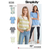Simplicity US8336A Tops, Vest, Jkts, Coats, XXSXSSMLXLXXL