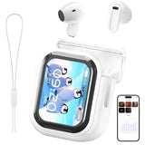Relxhome NE20 AI Translation Earbuds Real Time, 6 Translation Modes, LCD Touch Screen, 60H Playtime, HiFi Sound, 135 Languages T