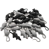 Mangdunt 30 Pack Mini Simulated Mouse Model Realistic Terror Plastic Mouse Figurines for Novelty Toy Kids' Halloween Toy Joke Pr