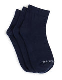 U.S. Polo Assn.. Unisex Kids U.S. Polo Assn.. Kids HighAnkle Length Ks002 Cotton Stretch Socks Pack Of 3(Ks002P3_Dress Blue_