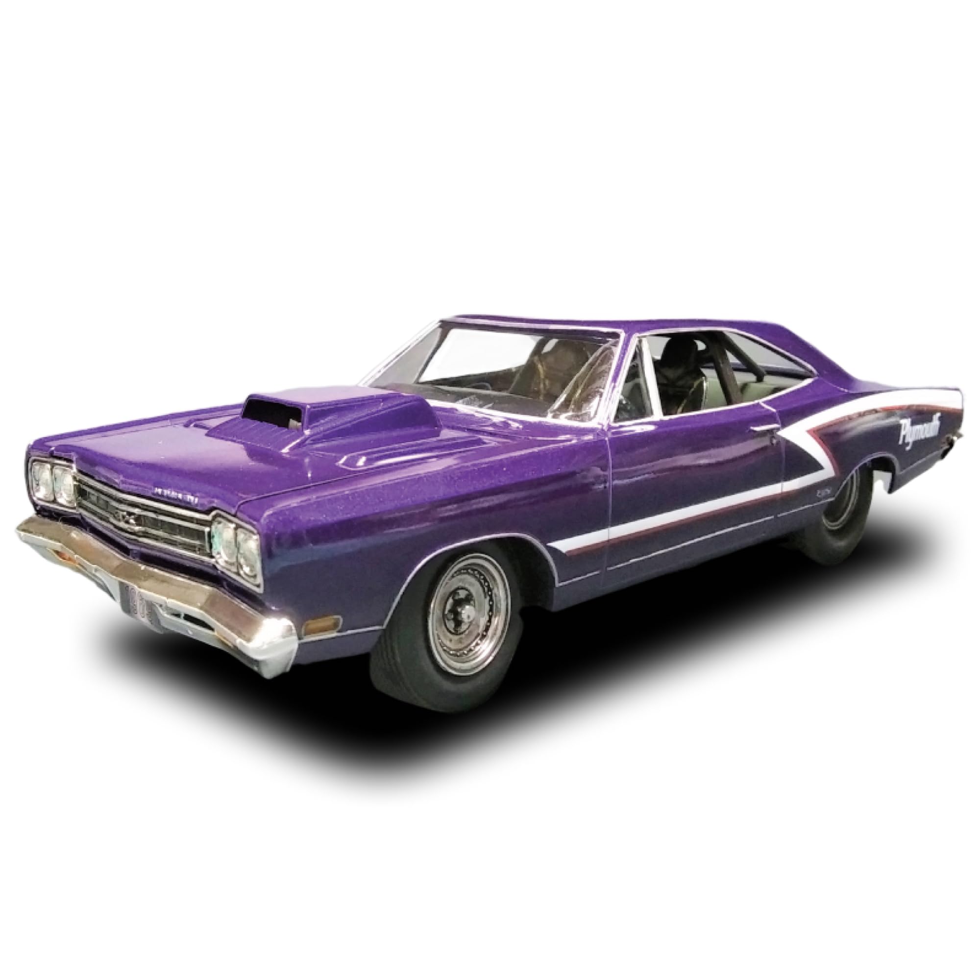 Amt 1969 Plymouth Gtx Hardtop Pro Street 1:25 Scale Model Kit