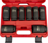 Neiko 02460A 3/4 Drive Deep Impact Socket Set, 8 Piece Jumbo Assortment | Metric Sizes (26 to 38 mm) | Chrome Vanadium Steel