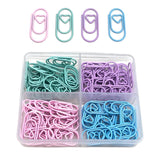 CLOVRIX 120x Paper Clips Small Scrapbook Crafts Document Home files Heart Decorative| Other Office Desk Accessories| Accessories