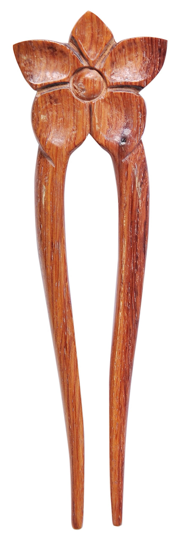 Marycrafts Wooden Flower Hair Pin, Hair Fork, Hair Stick, Hair Accessories For Women (1 Piece)
