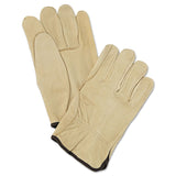ORSNasco Industrial 3400L Memphis Glove Economy Grain Pigskin Unlined Drivers Gloves, Large (Pack of 12)