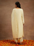 Libas Women'S Silk Embroidered Kurta Sets (48075_Yellow Yellow M