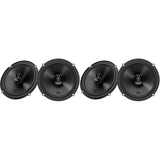 JBL 2-Pairs CLUB-64FSL Club Series 6.5 Shallow Mount Two-Way Car Audio Speakers, Pair