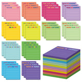 Yinder 48 Pcs Inspirational Sticky Notes 2026 New Year Gift Motivational Sticky Notes Pad Employee Appreciation Gift Bulk for Te