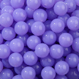 BERMRO 16mm Acrylic Beads 100pcs Purple Transparent Bead Beadable Chunk Bubblegum Beads for DIY Crafting Necklace Bracelet Jewel