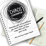 XKZGSZB Funny chaos coordinator Spiral Notebooks With 160 Pages,chaos coordinator Writing Notebooks,Employee Appreciation Gifts,
