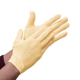 Kuber Industries Cotton Summer Gloves Pack of 1 Pair for Sun Burns, Dust, Pollution Protection For Women and Men Cream