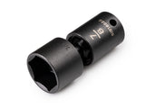TEKTON 3/8 Inch Drive x 7/8 Inch Shallow 6-Point Universal Joint Impact Socket | SID18022