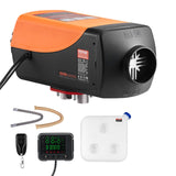 VEVOR 8 kW Diesel Heater, DC12-24V, Fast Heating Diesel Air Heater, with Remote Control and Color Digital Display, 10L Fuel Tank