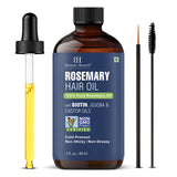 Botanic Hearth 100% Pure Rosemary Oil For Hair (2 Fl Oz) Infused With Biotin, Jojoba & Castor Oil | Hair Strengthening Treatment