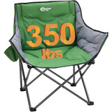 PORTAL 32In Extra Wide Camping Chair for Adults, Oversized Folding Chair with Cup Holder & Carry Bag, Heavy-Duty Outdoor Chair S