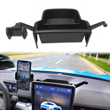 Z8 for Mustang Mach-E 2021 2022 2023 Center Console Organizer Storage Tray Box with Phone Holder Ford Dashboard Organizer Access