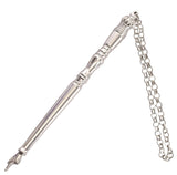 Torah Book Pointer Yad Hand Pointer Silver Finish Great bar bat Mitzvah Gift with a 20cm Bead Charm (17 cm Silver in Gift Box)