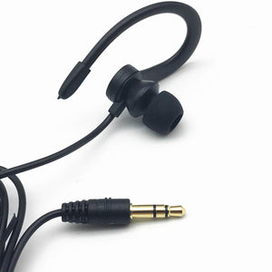 LINHUIPAD Single Side Earphone in-Ear Stereo to Mono Earbuds,3.5mm Plug Ear Hook Earpiece,Compatible Android Smartphones MP3 Pla