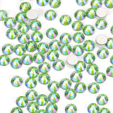 1440Pcs Light-green Ab Crystal Rhinestones,Glass Flatback Rhinestones Mini Gemstones for Nail Face Makeup Art Crafts Clothes Dec