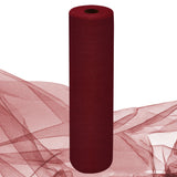Burgundy Tulle Fabric Rolls 54 Inch by 10 Yards Fabric Tulle Bolt for Wedding Christmas Decorations Gift Wrapping DIY Tutu Baby 