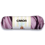 Caron Simply Soft Ombre Yarn (4) Medium Gauge 100% Acrylic 5oz Grape Purple Machine Wash & Dry