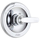 Delta Faucet Foundations 13 Series SingleFunction Shower Valve Trim Kit, Shower Handle, Chrome BT13010 (Valve Not Included)