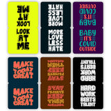 woopme Set of 6 Make Today Great Magnetic Bookmark for Book Lovers Readers Students Gift Magnetic Page Clips Folding
