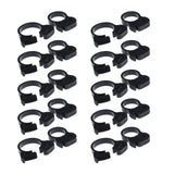 Double Gripping Nylon Hose Clamps, Snap Grip Nylon Plastic Hose Clamps (18.8-20.6mm (3/4inch), 20pack)