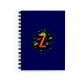 Plan To Gift Notebook For Students Alphabet Z Notebook Wire Bound Spiral Printed Pages:160 (Size A5)