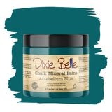 Dixie Belle Paint Company Chalk Finish Furniture Paint | Antebellum Blue (16oz) | Matte Dark Teal Chic Chalk Mineral Paint | DIY