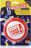 Donald Trump Fake News Button - 11 Fake News Quotes In Real Voice - Talking Gag Gift Desk Item - Gag Accessories Gifts for Men a