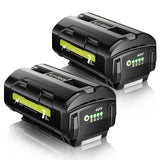 Upgraded 2Pack 7000mAh Replacement for Ryobi 40V Battery Lithium Compatible with Ryobi 40 Volt Battery OP4050 OP4026 OP4050A OP4