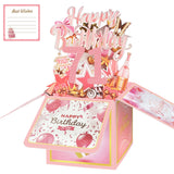 71st Birthday Card with Envelopes for Women, Birthday Decorations for Grandma, Bday Gift Box for 71 Year Old, Unique Handmade Fo