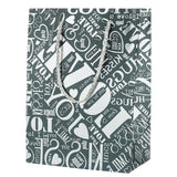 Romantic Printed Gift Bag Large Recyclable Paper Bag with Rope Handle & Glossy (Small) Set Of 3